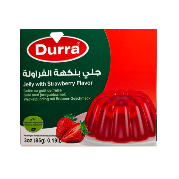 Préparation dessert Jelly Fraise Durra 85g