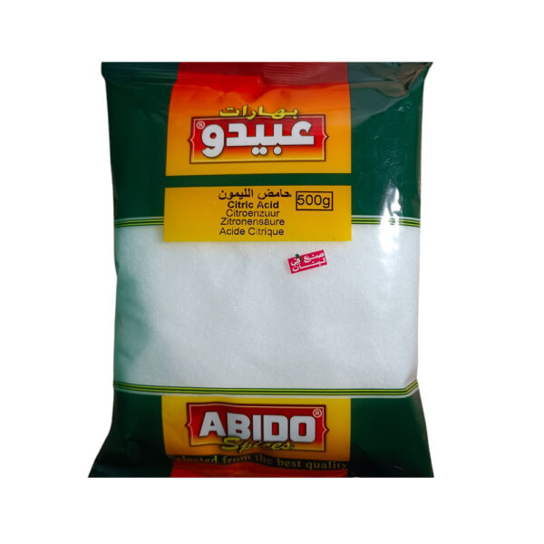 Acide Citrique Abido 500g